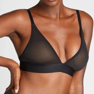 Negative Underwear Black Sheer Bra